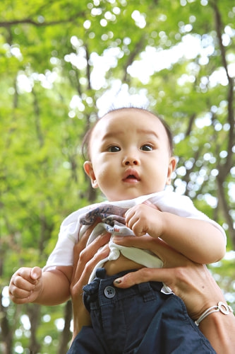 根岸森林公園 家族写真