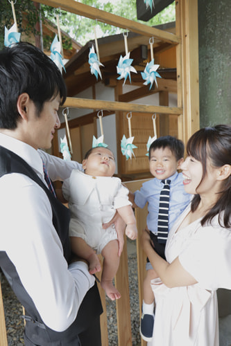 お宮参り写真 撮影場所 川越氷川神社３３