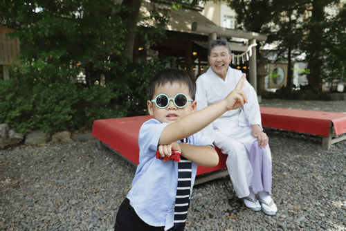 お宮参り写真 撮影場所 川越氷川神社５１