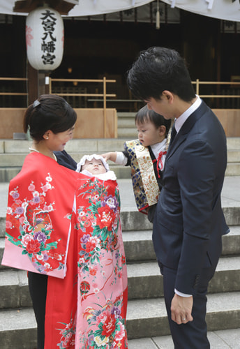 大宮八幡宮 お宮参り写真２