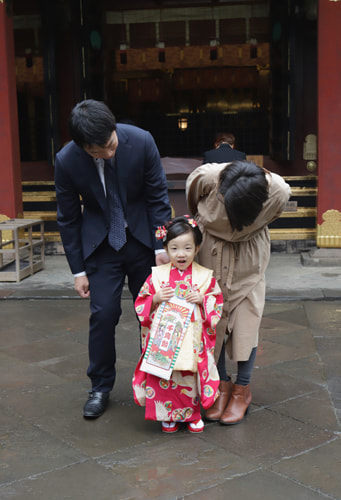 七五三写真 撮影場所 根津神社