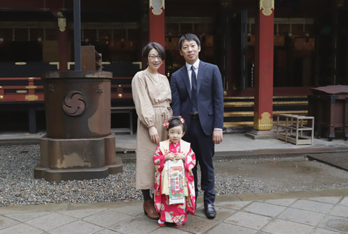 七五三写真 撮影場所 根津神社