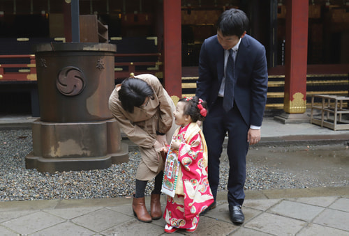 七五三写真 撮影場所 根津神社