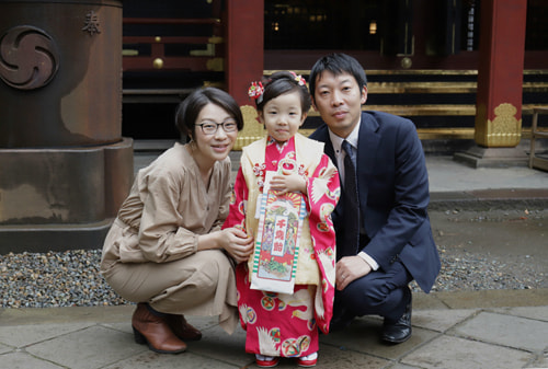 七五三写真 撮影場所 根津神社