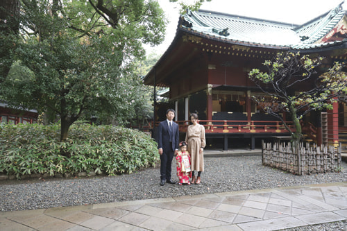 七五三写真 撮影場所 根津神社