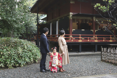 七五三写真 撮影場所 根津神社