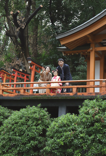 七五三写真 撮影場所 根津神社