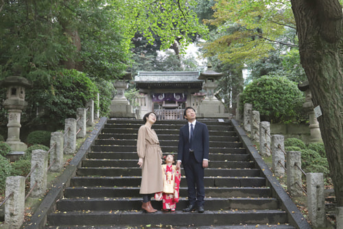 七五三写真 撮影場所 根津神社