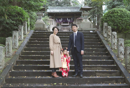 七五三写真 撮影場所 根津神社