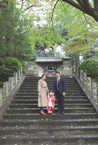 七五三写真 撮影場所 根津神社