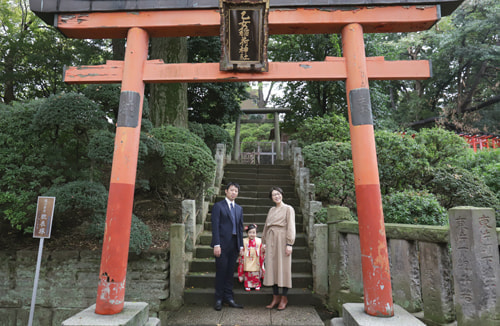 七五三写真 撮影場所 根津神社