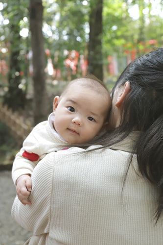 お宮参り写真