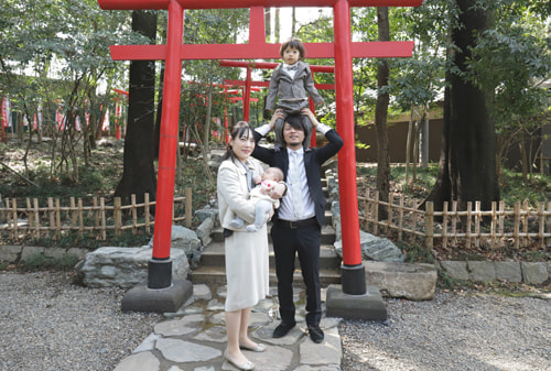 お宮参り写真 撮影場所 大宮氷川神社