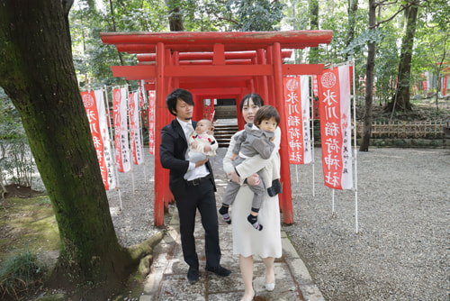 お宮参り写真 撮影場所 大宮氷川神社