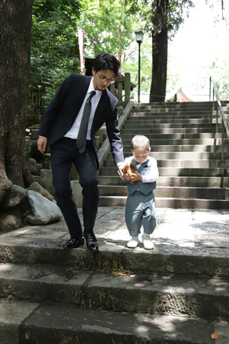 お宮参り写真 撮影場所 世田谷八幡宮