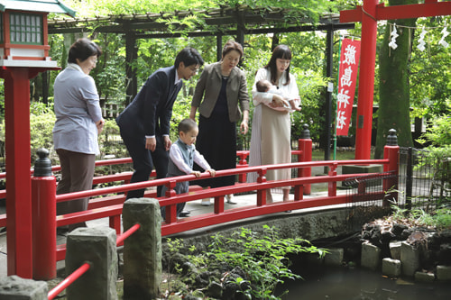 お宮参り写真 撮影場所 世田谷八幡宮