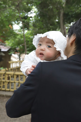 お宮参り写真 撮影場所 世田谷八幡宮