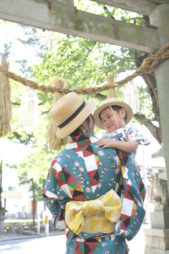 夏参り写真 撮影場所 師岡熊野神社