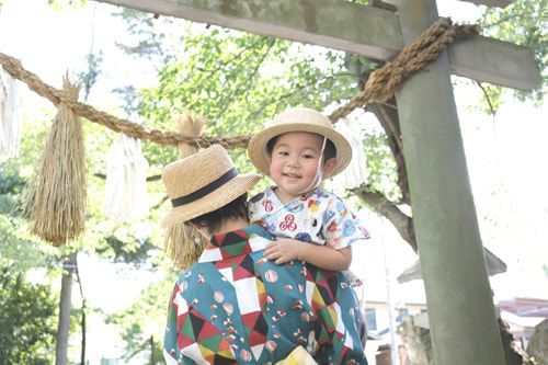 夏参り写真 撮影場所 師岡熊野神社