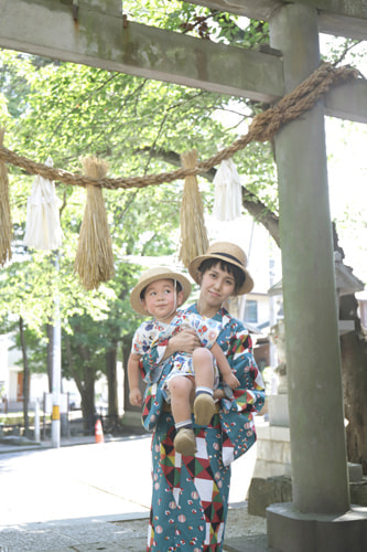 夏参り写真 撮影場所 師岡熊野神社