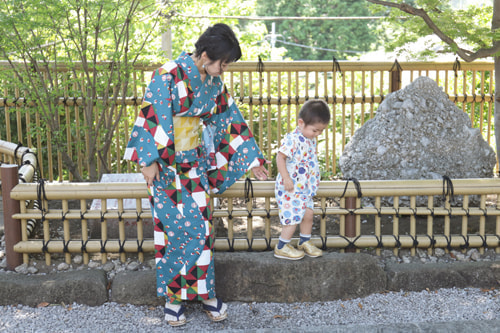 夏参り写真 撮影場所 師岡熊野神社