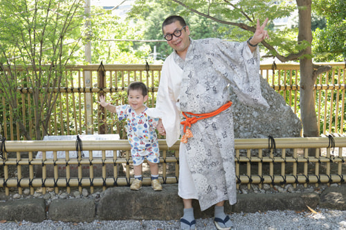 夏参り写真 撮影場所 師岡熊野神社