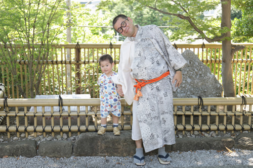 夏参り写真 撮影場所 師岡熊野神社