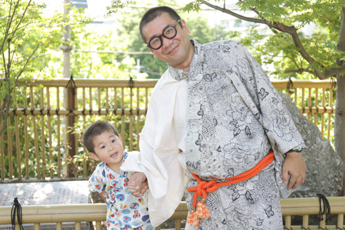 夏参り写真 撮影場所 師岡熊野神社