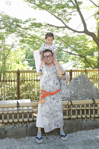 夏参り写真 撮影場所 師岡熊野神社