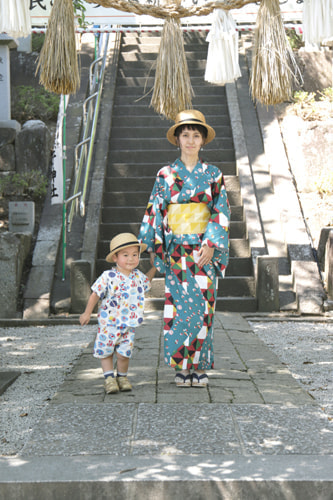 夏参り写真 撮影場所 師岡熊野神社