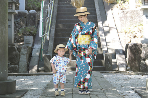 夏参り写真 撮影場所 師岡熊野神社