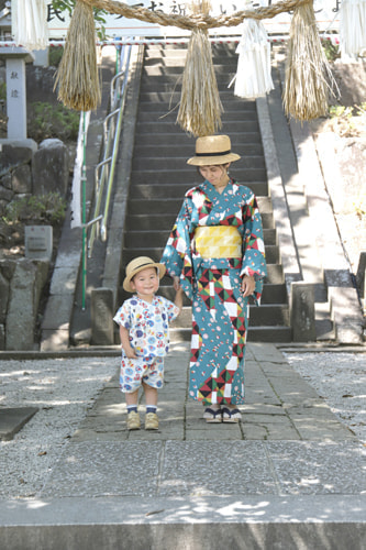 夏参り写真 撮影場所 師岡熊野神社