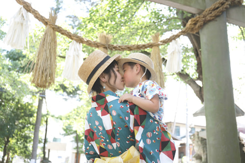 夏参り写真 撮影場所 師岡熊野神社