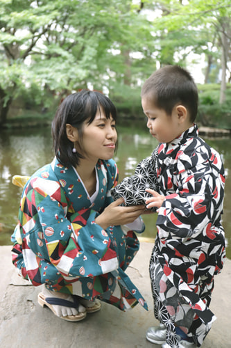 七五三写真 撮影場所 ホテル ニューオオタニ・日本庭園