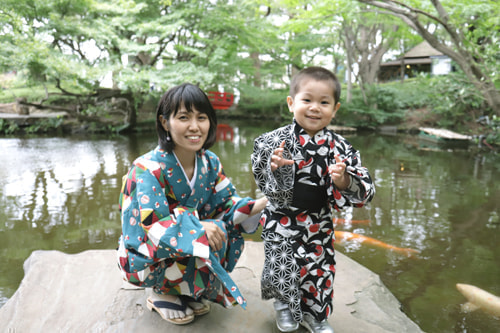 七五三写真 撮影場所 ホテル ニューオオタニ・日本庭園