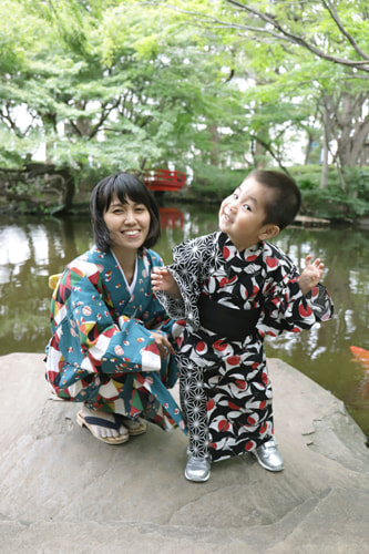 七五三写真 撮影場所 ホテル ニューオオタニ・日本庭園