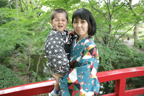 七五三写真 撮影場所 ホテル ニューオオタニ・日本庭園