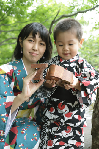 七五三写真 撮影場所 ホテル ニューオオタニ・日本庭園