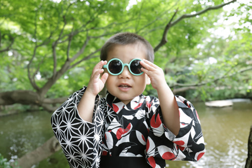 七五三写真 撮影場所 ホテル ニューオオタニ・日本庭園