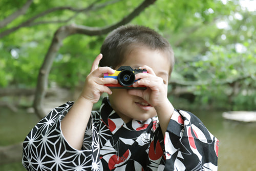 七五三写真 撮影場所 ホテル ニューオオタニ・日本庭園