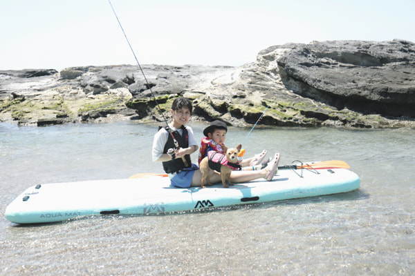 家族で海へ