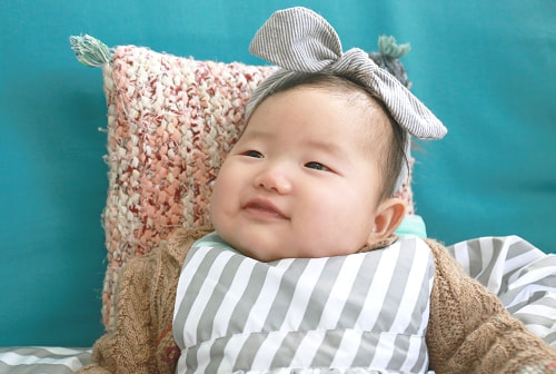 お食い初め写真 撮影場所 自宅(横浜市港北区) 赤ちゃん、おしゃれ