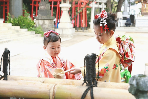 七五三写真 撮影場所 品川区 品川神社1
