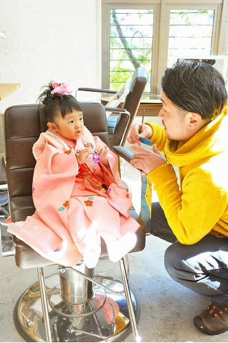 七五三写真 撮影場所 美容室13