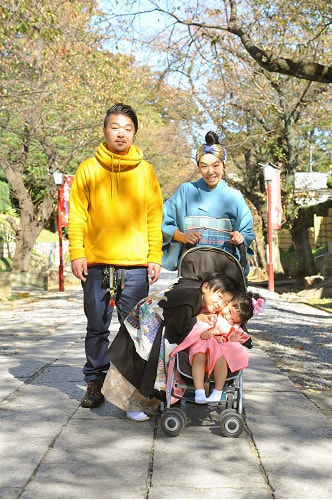 七五三写真 撮影場所 美容室、中山法華経寺8