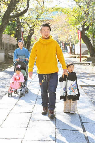 七五三写真 撮影場所 美容室、中山法華経寺9