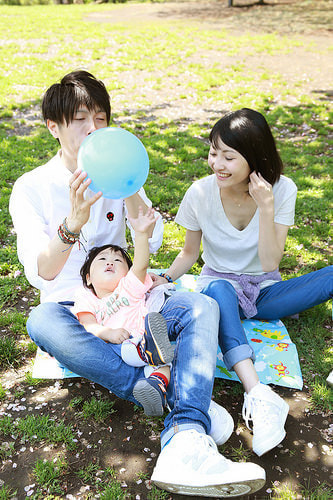 ファミリーフォト 撮影場所 代官山、西郷山公園１２