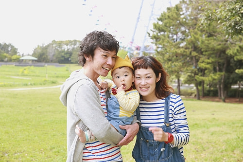 葛西臨海公園 家族写真