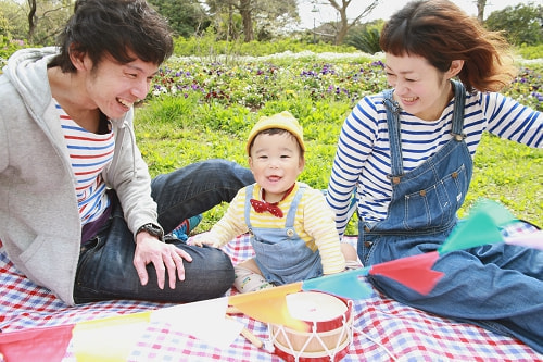 葛西臨海公園 家族写真