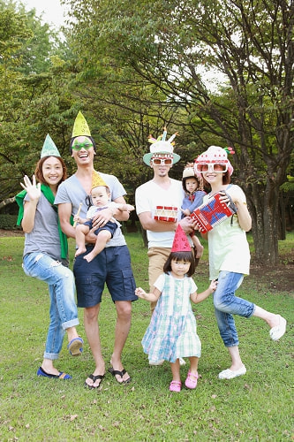 根岸森林公園 家族写真